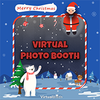 Virtual Santa Photo Booth for Christmas